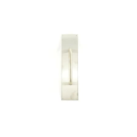 Propation 4 x 16 in. Square Corner Pull Plate with 8 in. 1194 Pull, Satin Stainless Steel PR1632812